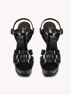 Black Patent YSL Tribute Heels